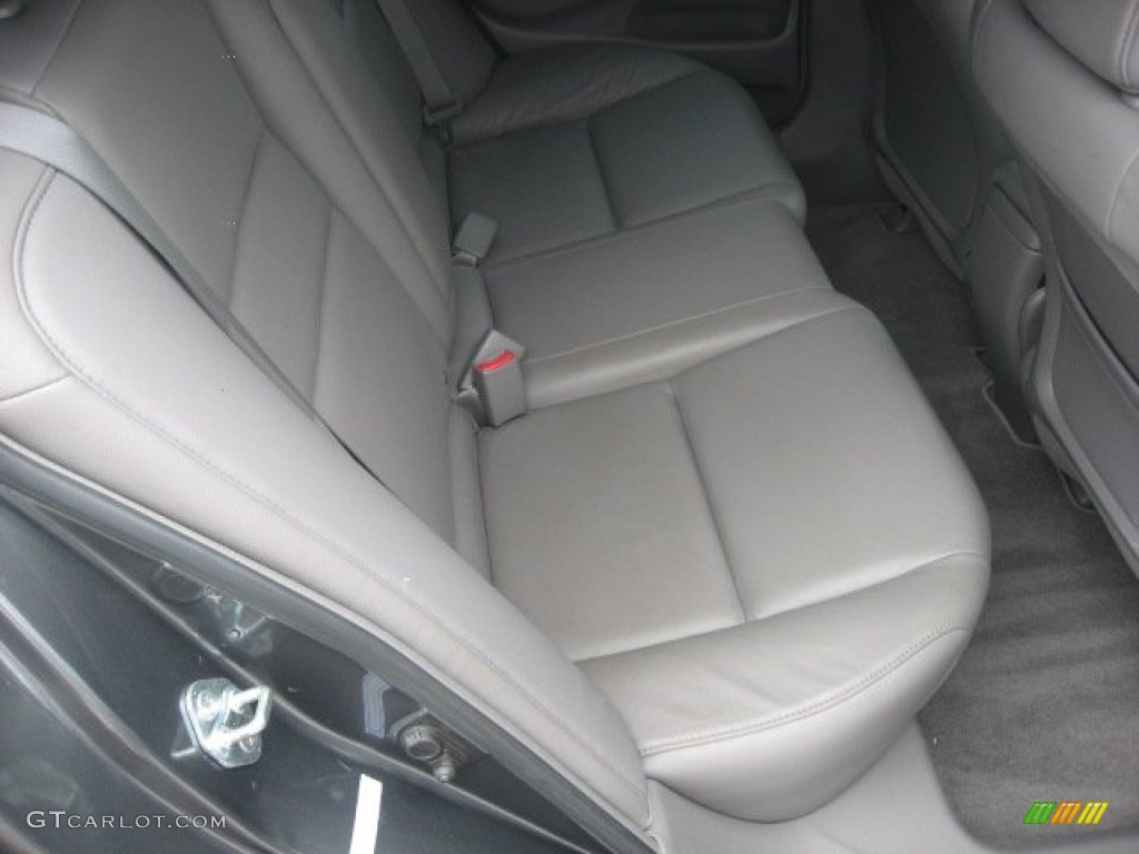 2009 Civic EX-L Sedan - Polished Metal Metallic / Gray photo #18