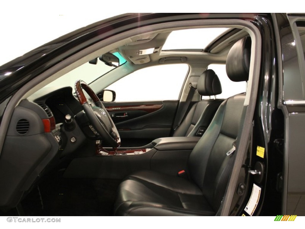Black Interior 2010 Lexus LS 460 L AWD Photo #52275220