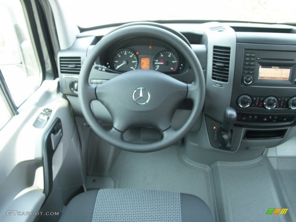 2011 Mercedes-Benz Sprinter 2500 High Roof Passenger Van Black Dashboard Photo #52275295