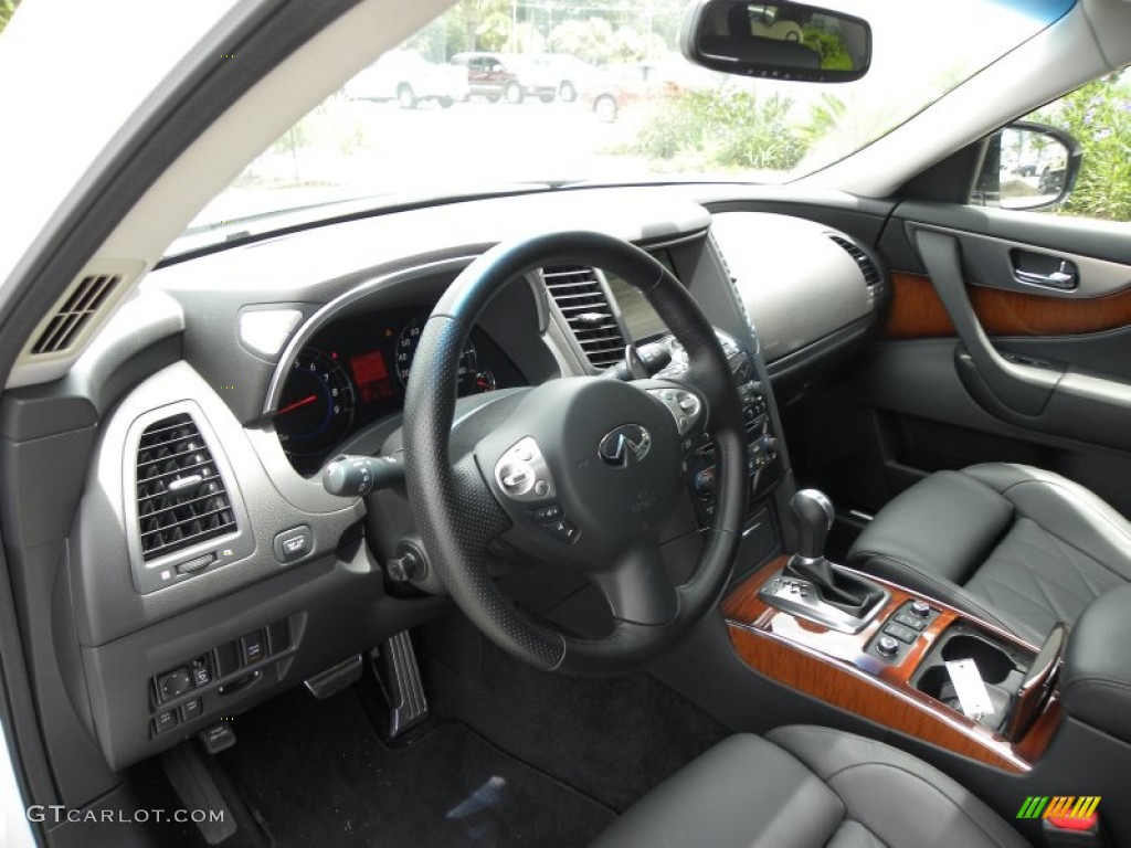 2011 Infiniti FX 50 S AWD Graphite Dashboard Photo #52275379