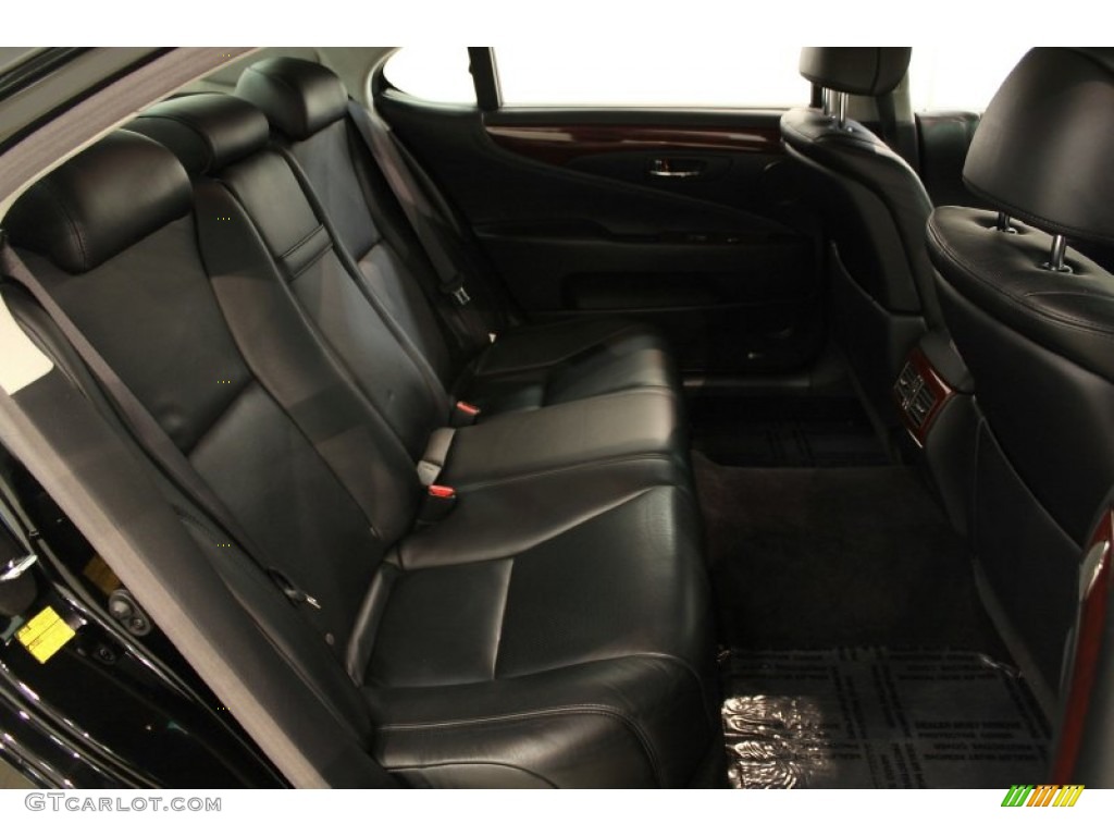 Black Interior 2010 Lexus LS 460 L AWD Photo #52275499