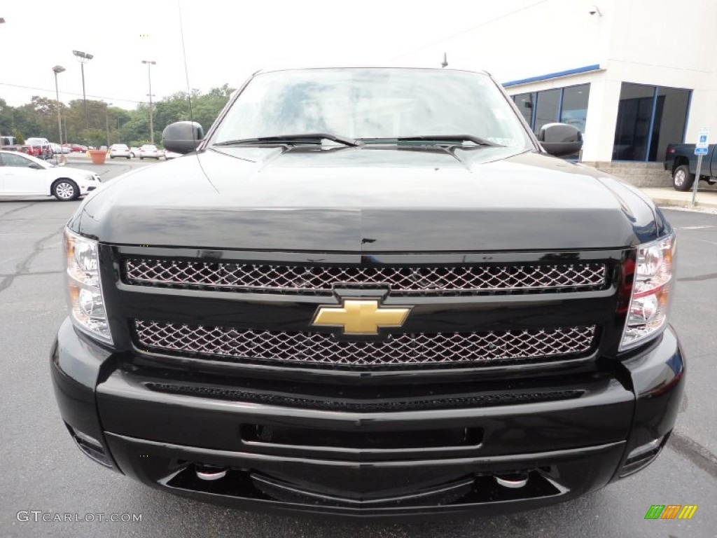 2011 Silverado 1500 LT Extended Cab 4x4 - Black / Ebony photo #2