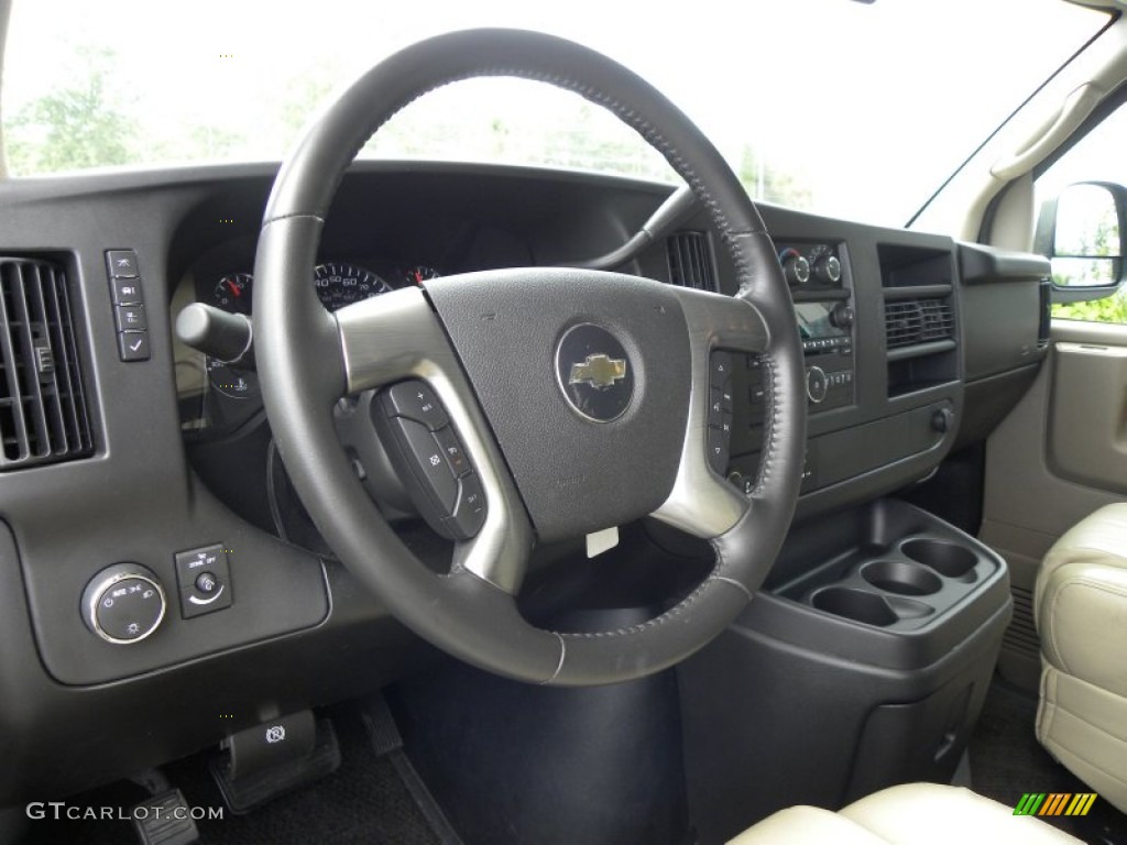 2008 Express 2500 Passenger Conversion Van - Black / Neutral photo #2