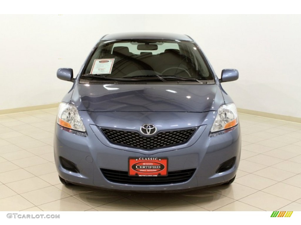2010 Yaris Sedan - Pacific Blue Metallic / Dark Charcoal photo #2