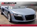 2011 Jet Blue Metallic Audi R8 Spyder 4.2 FSI quattro  photo #2
