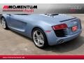 2011 Jet Blue Metallic Audi R8 Spyder 4.2 FSI quattro  photo #8
