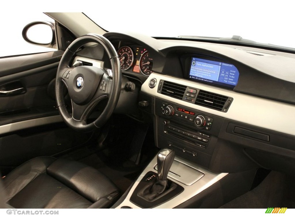 2008 3 Series 335xi Coupe - Jet Black / Black photo #18