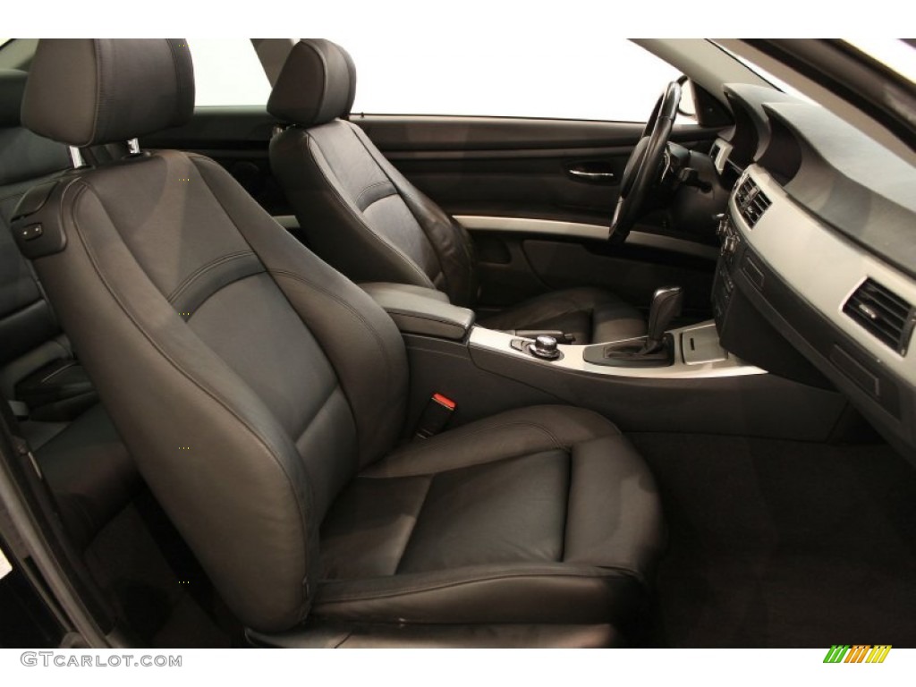 2008 3 Series 335xi Coupe - Jet Black / Black photo #19