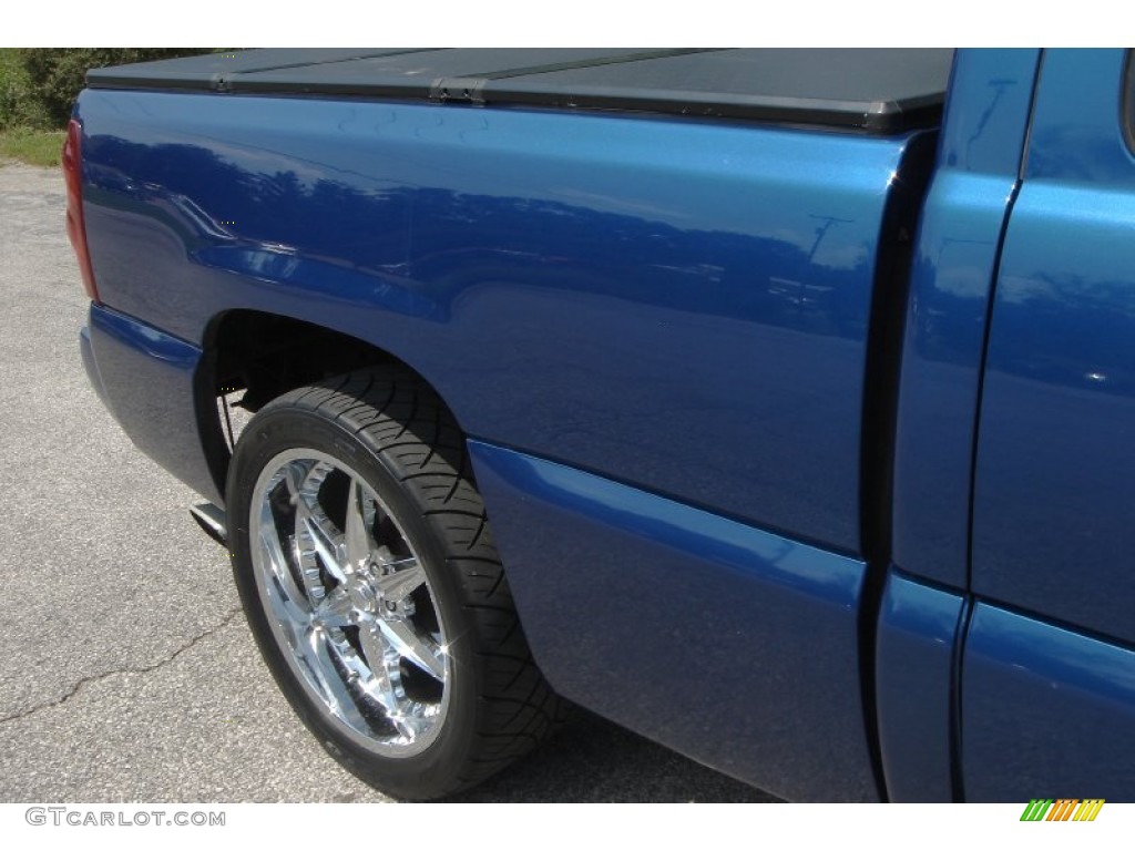 2003 Silverado 1500 SS Extended Cab AWD - Arrival Blue Metallic / Medium Gray photo #8