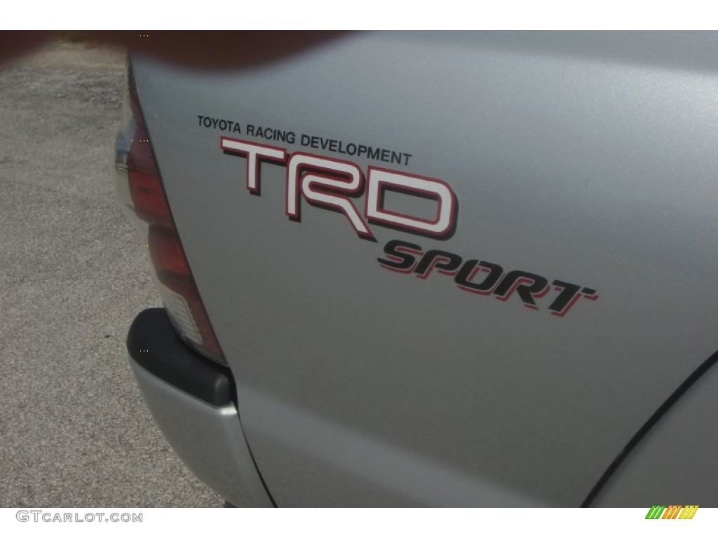 2009 Tacoma V6 TRD Sport Double Cab 4x4 - Silver Streak Mica / Graphite Gray photo #8