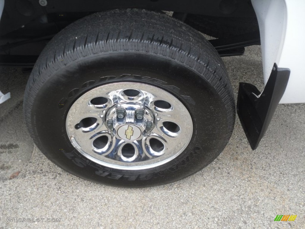 2010 Silverado 1500 LS Crew Cab 4x4 - Summit White / Dark Titanium photo #10