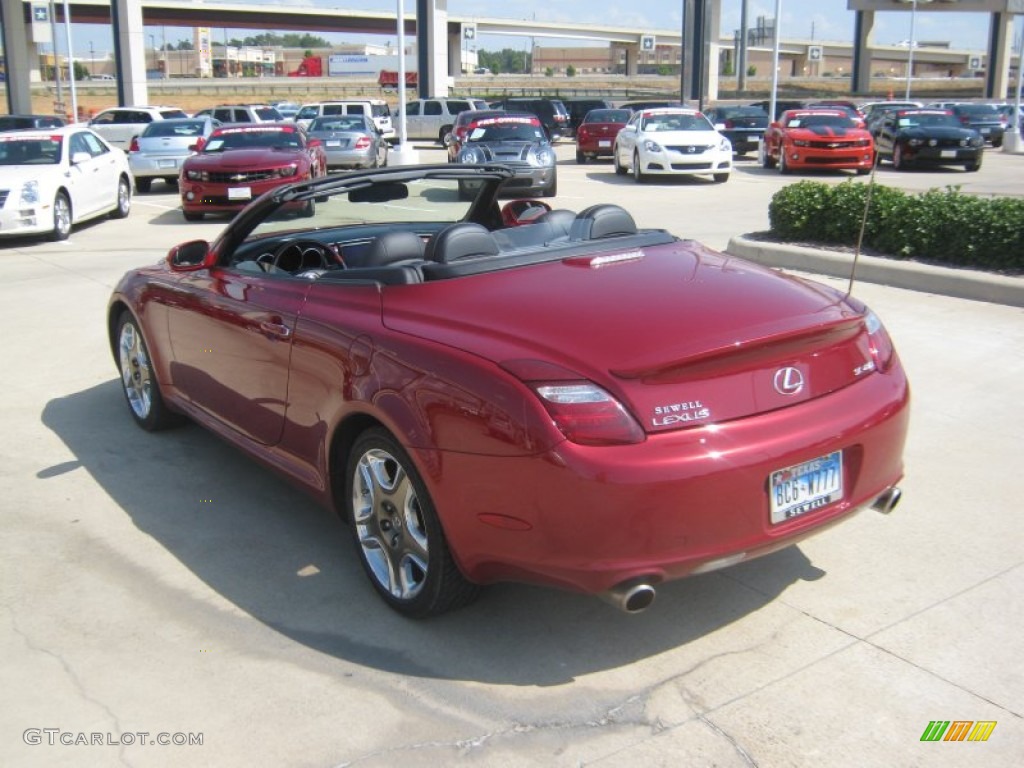 2006 SC 430 - Matador Red Metallic / Black photo #5