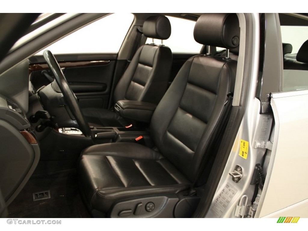 Ebony Interior 2004 Audi A4 3.0 quattro Sedan Photo #52284500