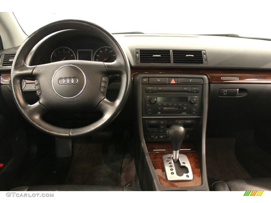 2004 Audi A4 3.0 quattro Sedan Ebony Dashboard Photo #52284626