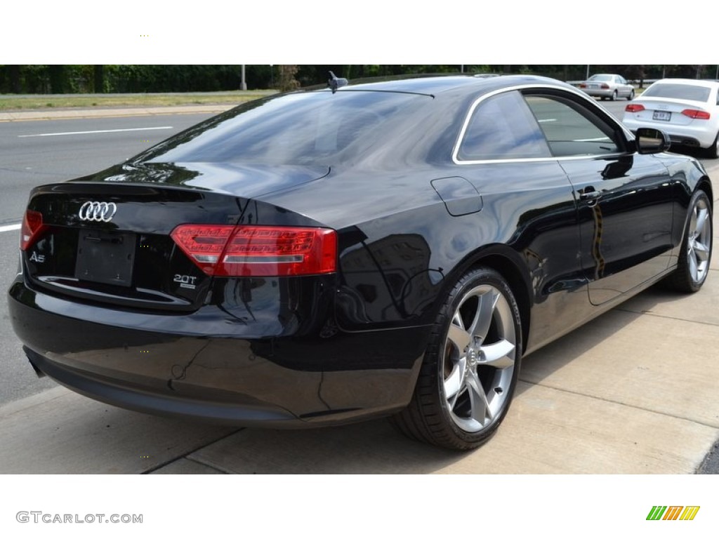 Brilliant Black 2010 Audi A5 2.0T quattro Coupe Exterior Photo #52285253