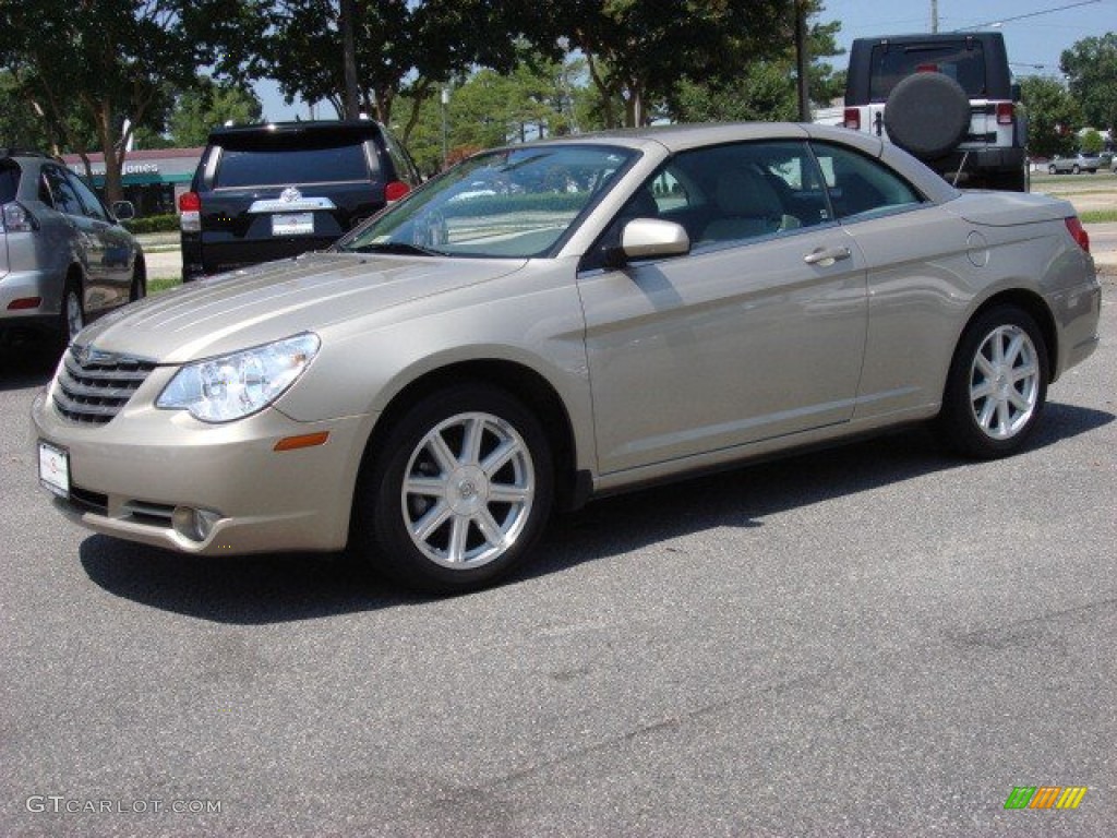 Light Sandstone Metallic 2008 Chrysler Sebring Touring Hardtop Convertible Exterior Photo #52286171
