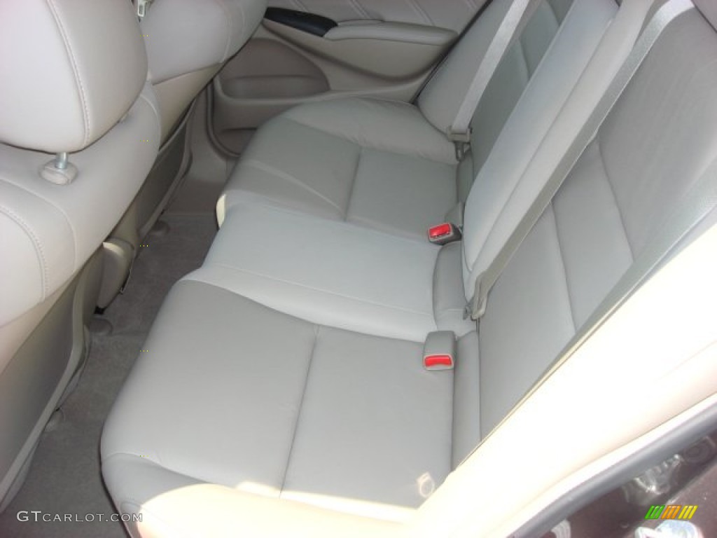 2010 Civic EX-L Sedan - Urban Titanium Metallic / Beige photo #10
