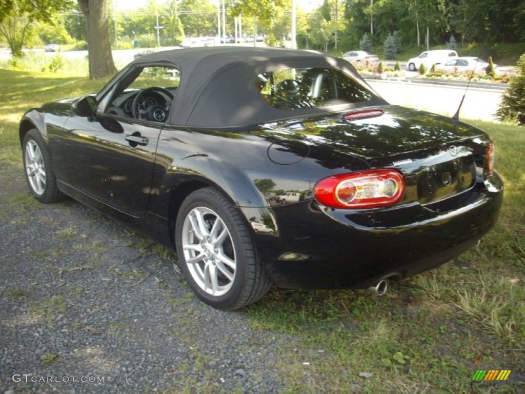 2009 MX-5 Miata Sport Roadster - Brilliant Black / Black photo #3