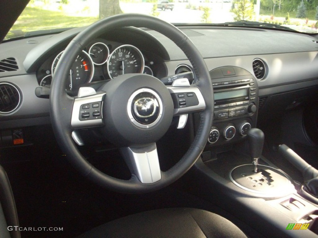 2009 Mazda MX-5 Miata Sport Roadster Black Dashboard Photo #52286609