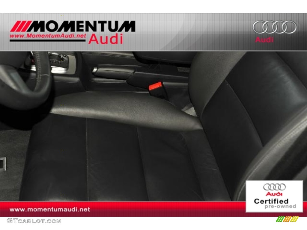 2008 A4 2.0T quattro S-Line Sedan - Dolphin Grey Metallic / Black photo #13