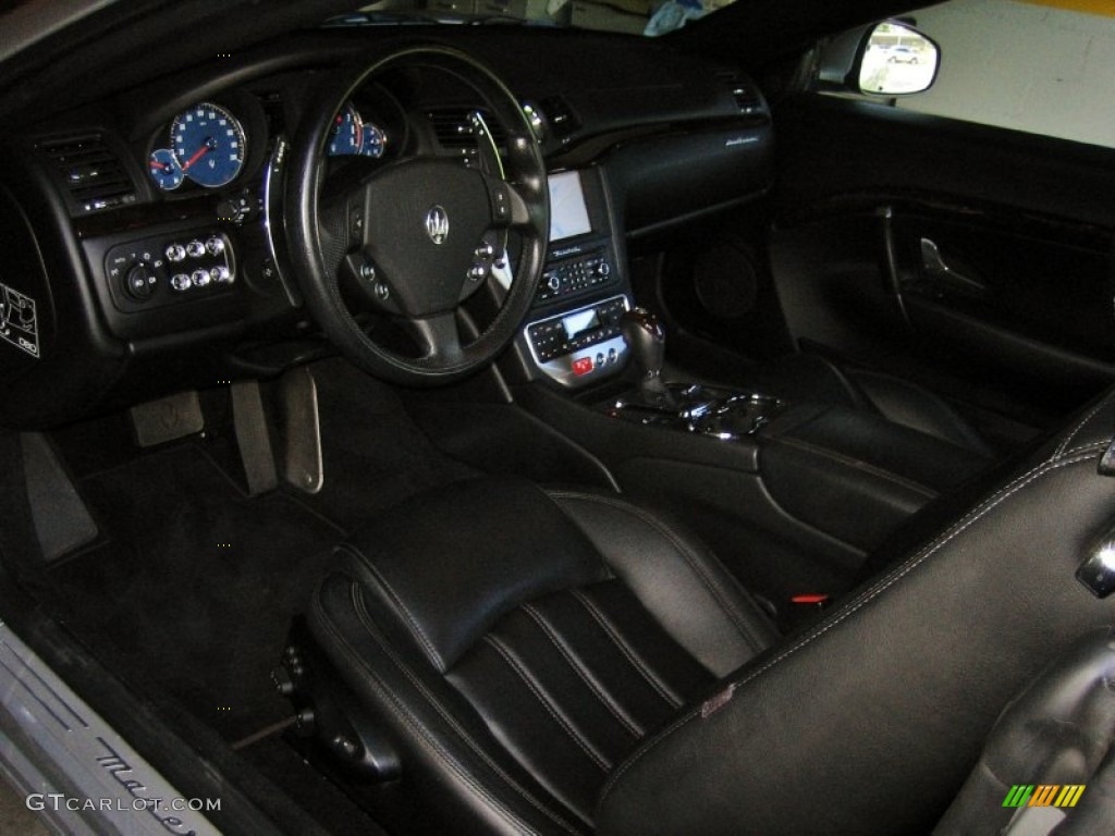 Nero Interior 2010 Maserati GranTurismo Convertible GranCabrio Photo #52286927