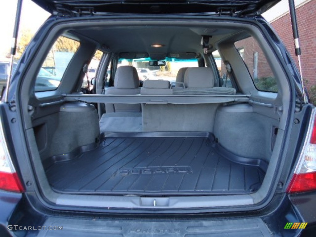2007 Forester 2.5 X - Obsidian Black Pearl / Graphite Gray photo #11