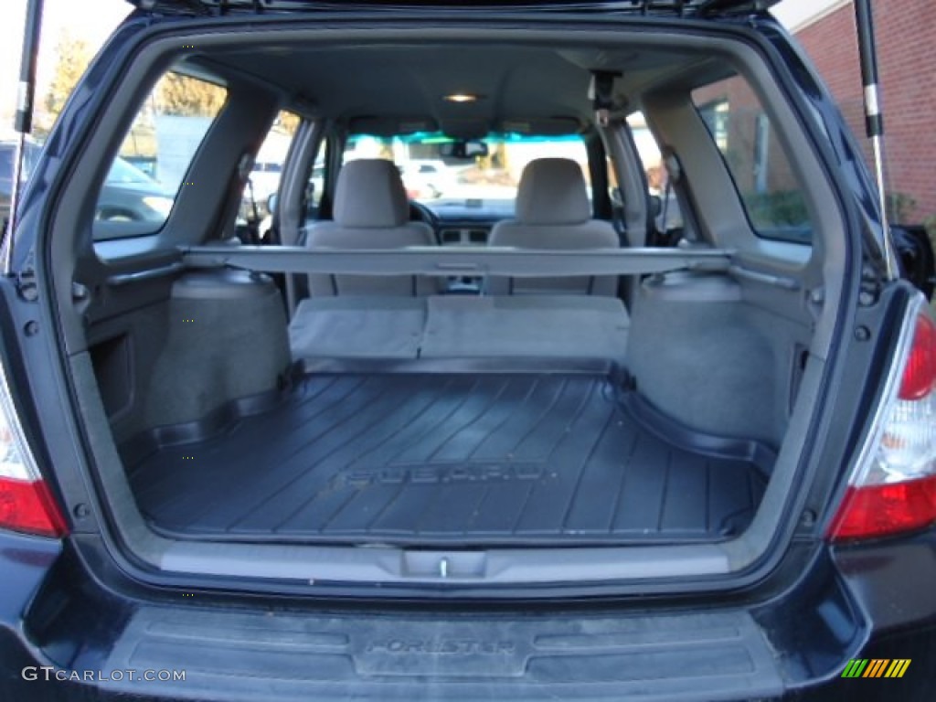 2007 Forester 2.5 X - Obsidian Black Pearl / Graphite Gray photo #12