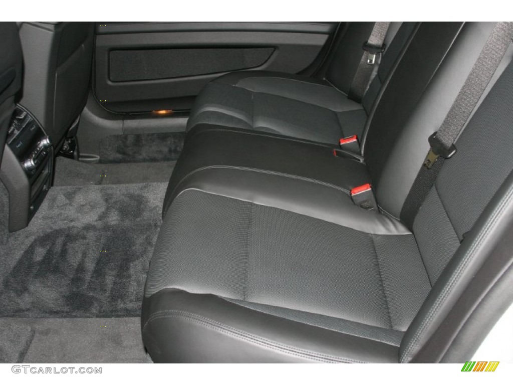 Black Nappa Leather Interior 2011 BMW 7 Series ActiveHybrid 750Li Sedan Photo #52288688