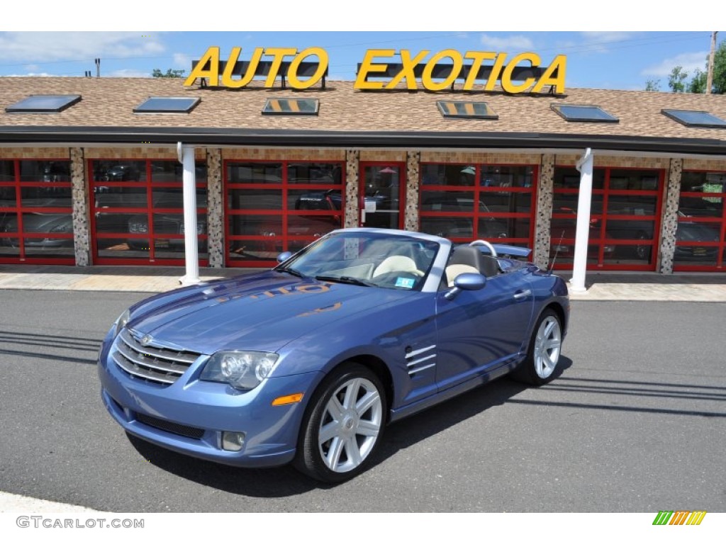 2005 Crossfire Limited Roadster - Aero Blue Pearlcoat / Dark Slate Grey/Vanilla photo #1