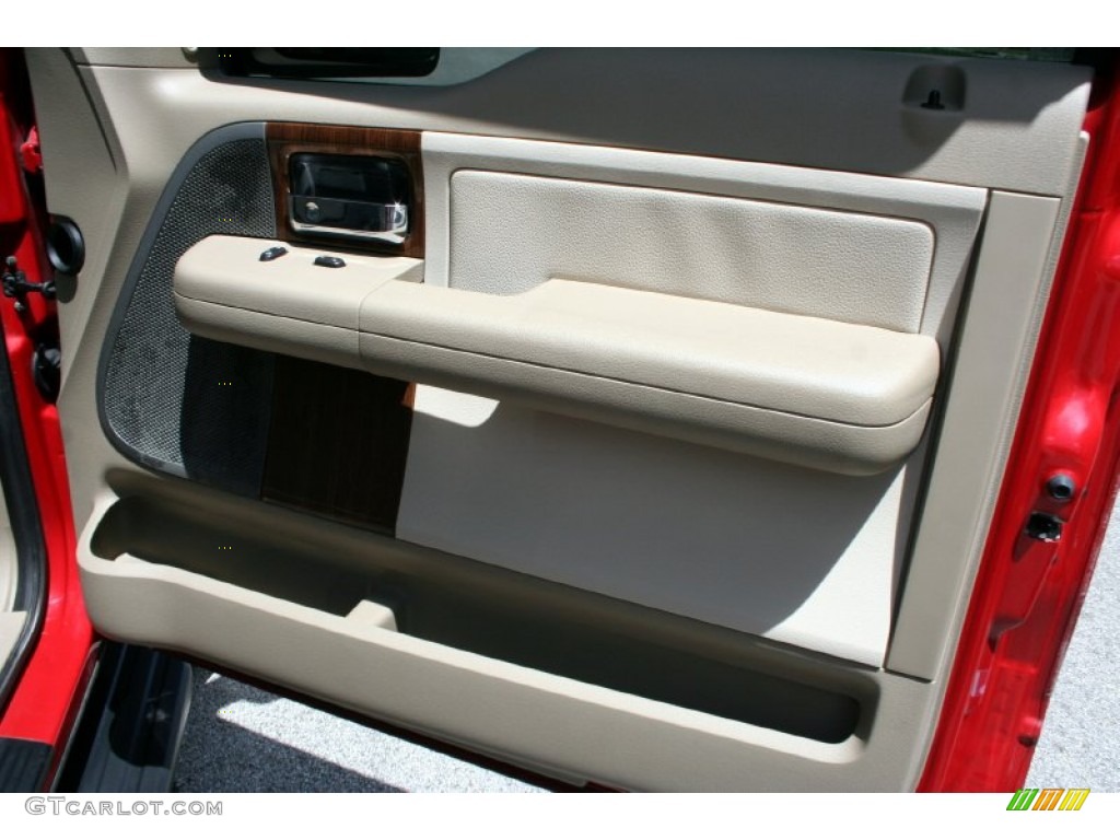 2004 F150 Lariat SuperCab 4x4 - Bright Red / Tan photo #28