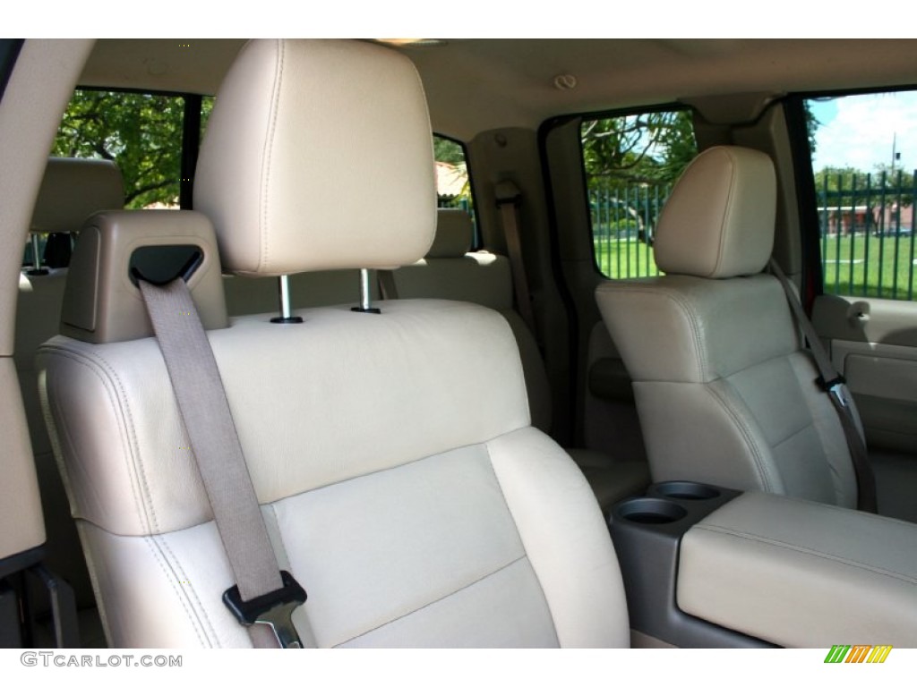 2004 F150 Lariat SuperCab 4x4 - Bright Red / Tan photo #35