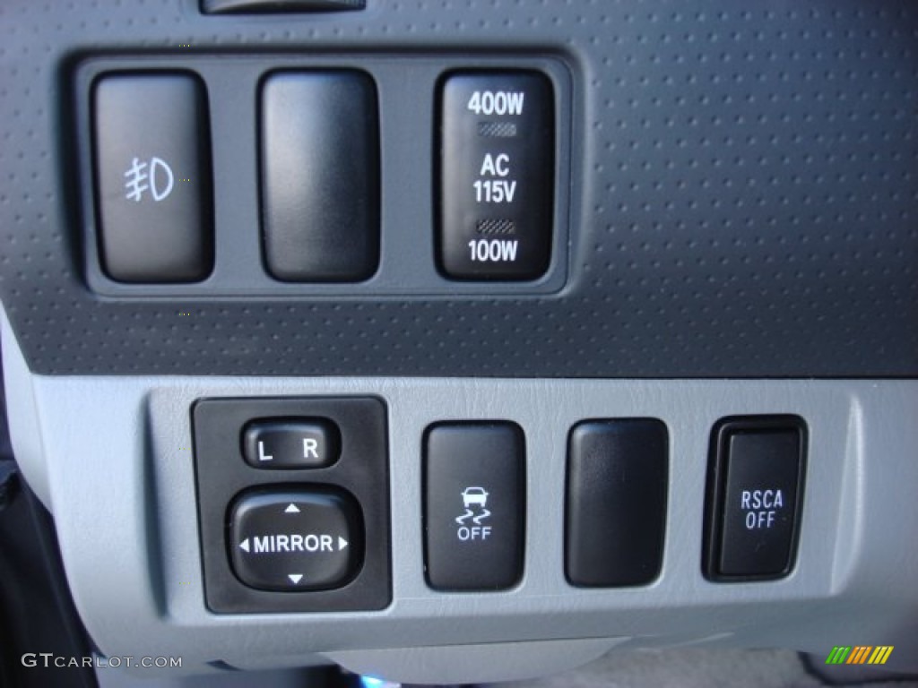 2010 Toyota Tacoma V6 SR5 TRD Sport Double Cab 4x4 Controls Photo #52290737