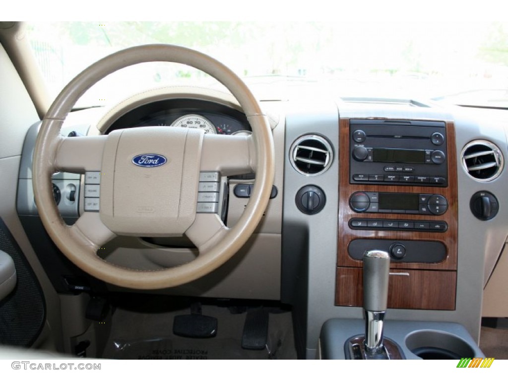 2004 F150 Lariat SuperCab 4x4 - Bright Red / Tan photo #61