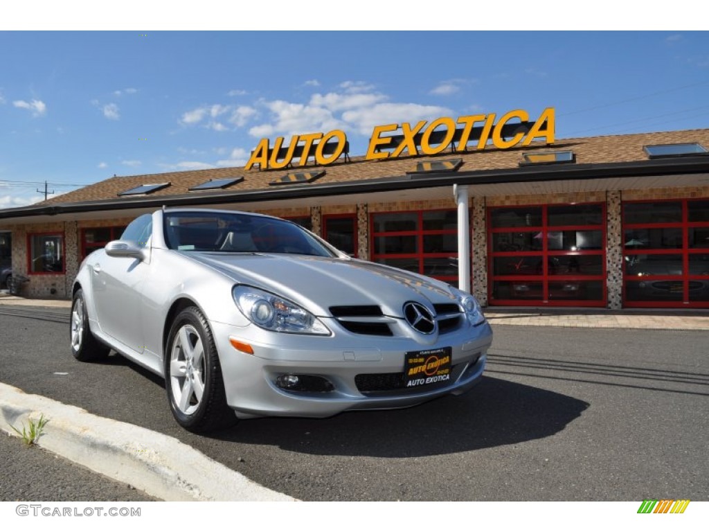 2007 SLK 280 Roadster - Iridium Silver Metallic / Beige photo #2