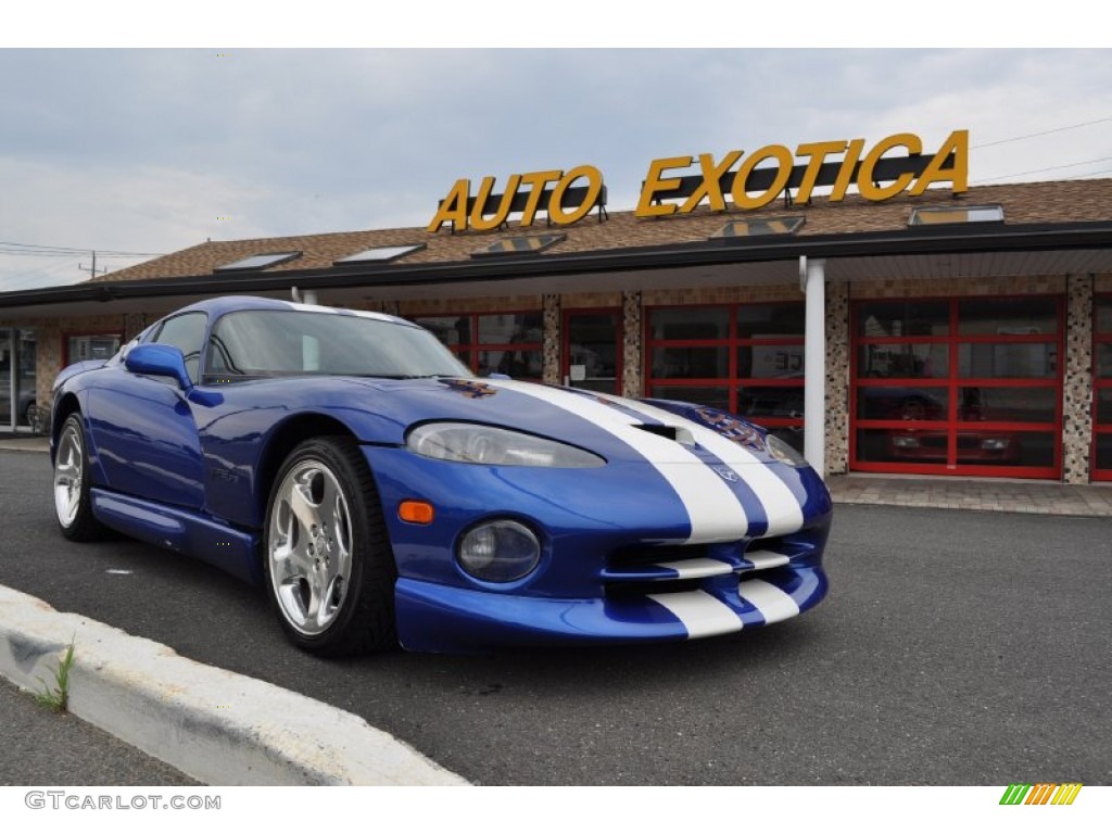 1996 Viper GTS - GTS Blue Pearl / Black photo #2