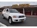 2000 Aspen White Pearl Glow Nissan Pathfinder LE 4x4  photo #2