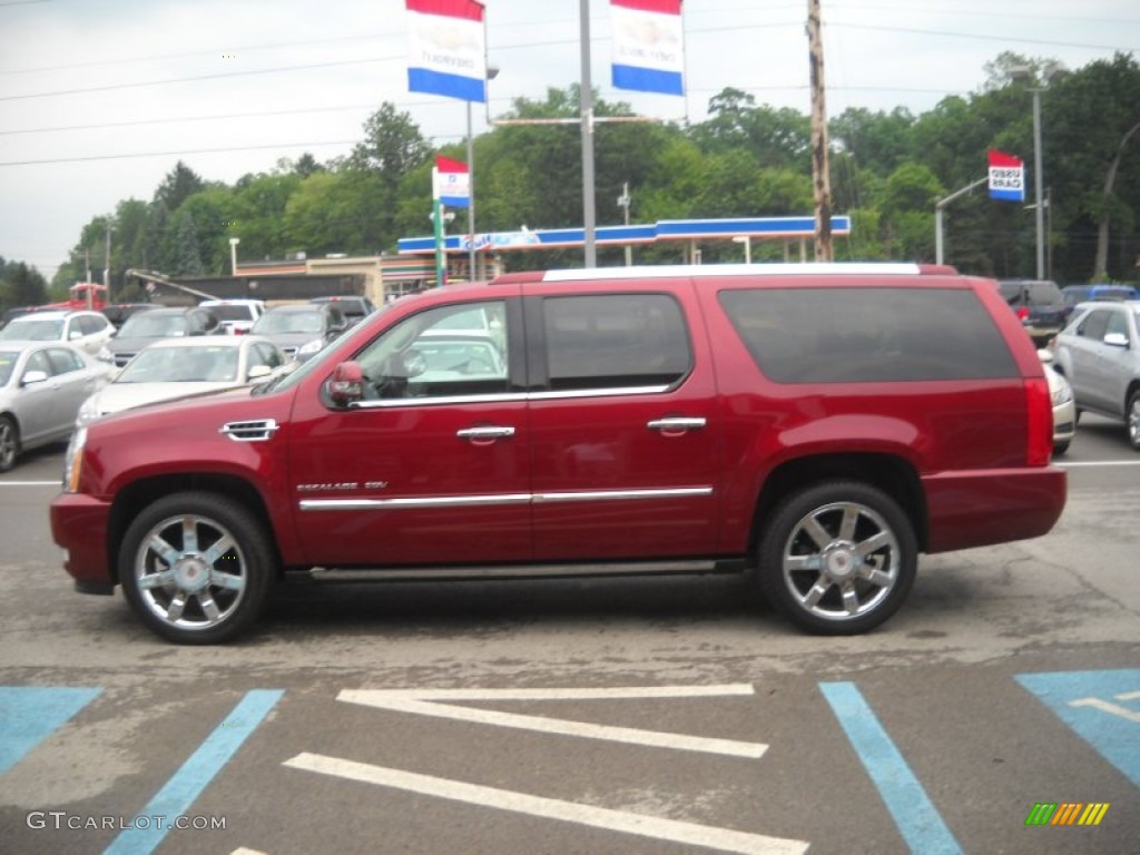 2010 Escalade ESV Premium AWD - Infrared / Ebony photo #6