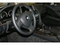 Black Nappa Leather Steering Wheel Photo for 2012 BMW 6 Series #52293167