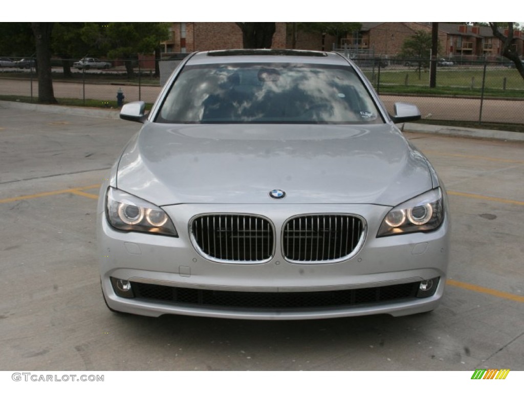 2012 7 Series 750i Sedan - Titanium Silver Metallic / Black photo #2