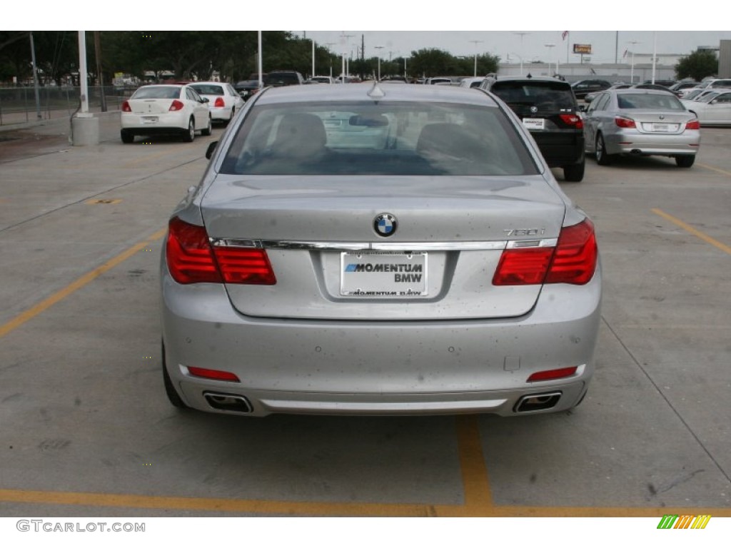 2012 7 Series 750i Sedan - Titanium Silver Metallic / Black photo #8