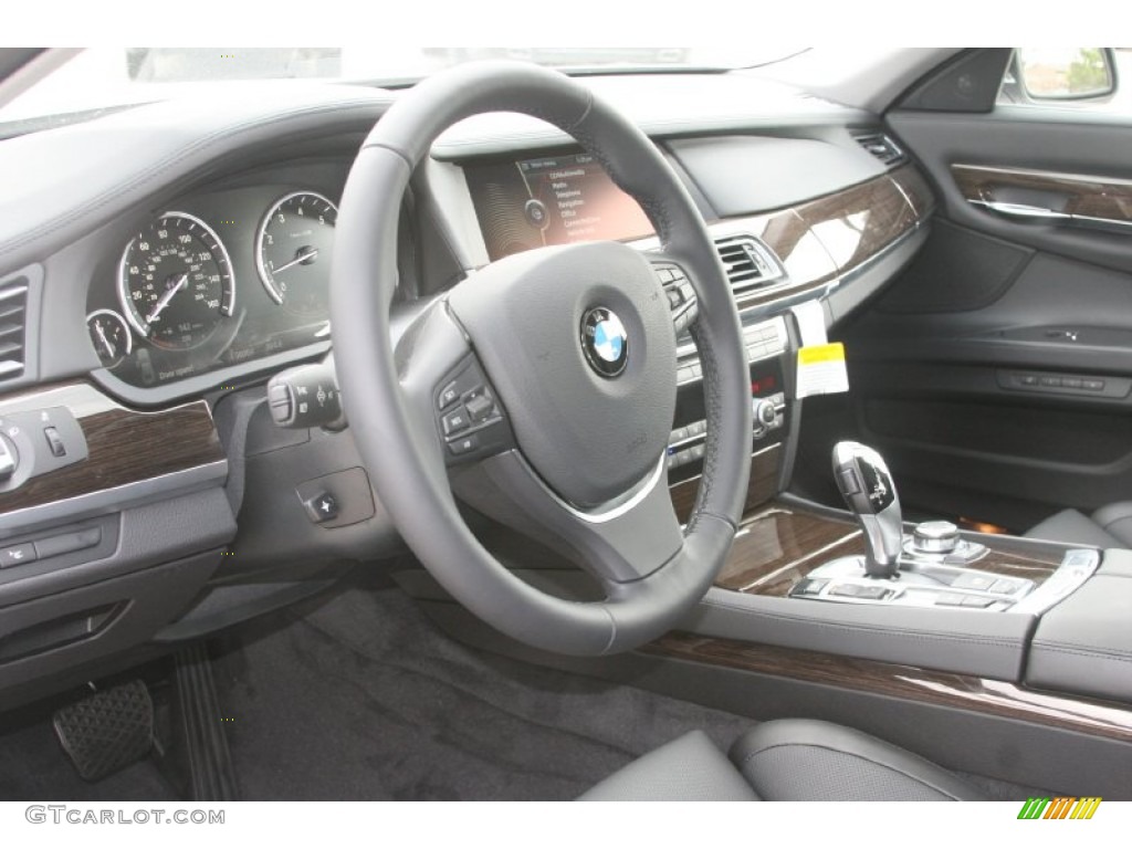 2012 7 Series 750i Sedan - Titanium Silver Metallic / Black photo #9