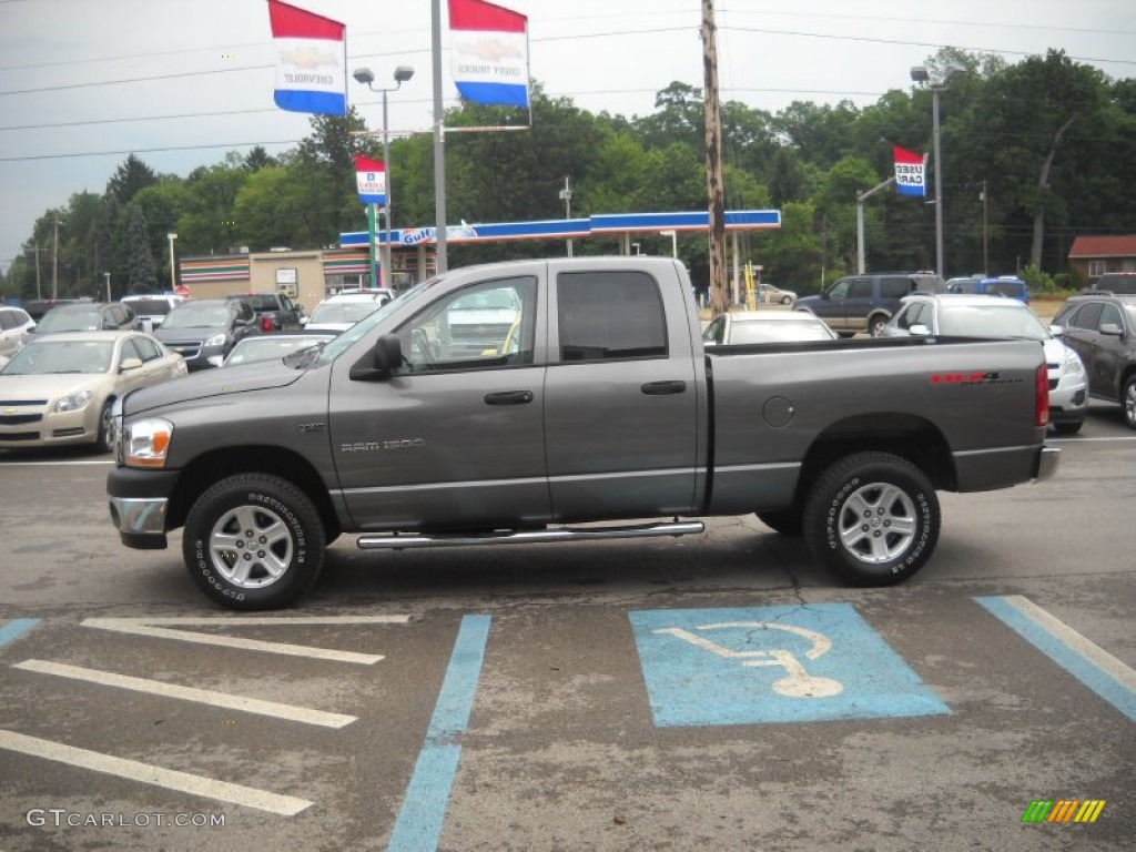 2006 Ram 1500 SLT Quad Cab 4x4 - Mineral Gray Metallic / Medium Slate Gray photo #6