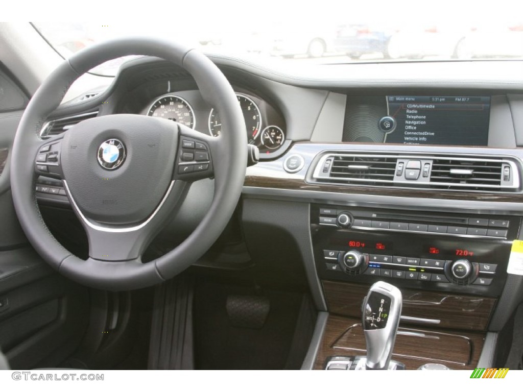 2012 7 Series 750i Sedan - Titanium Silver Metallic / Black photo #28