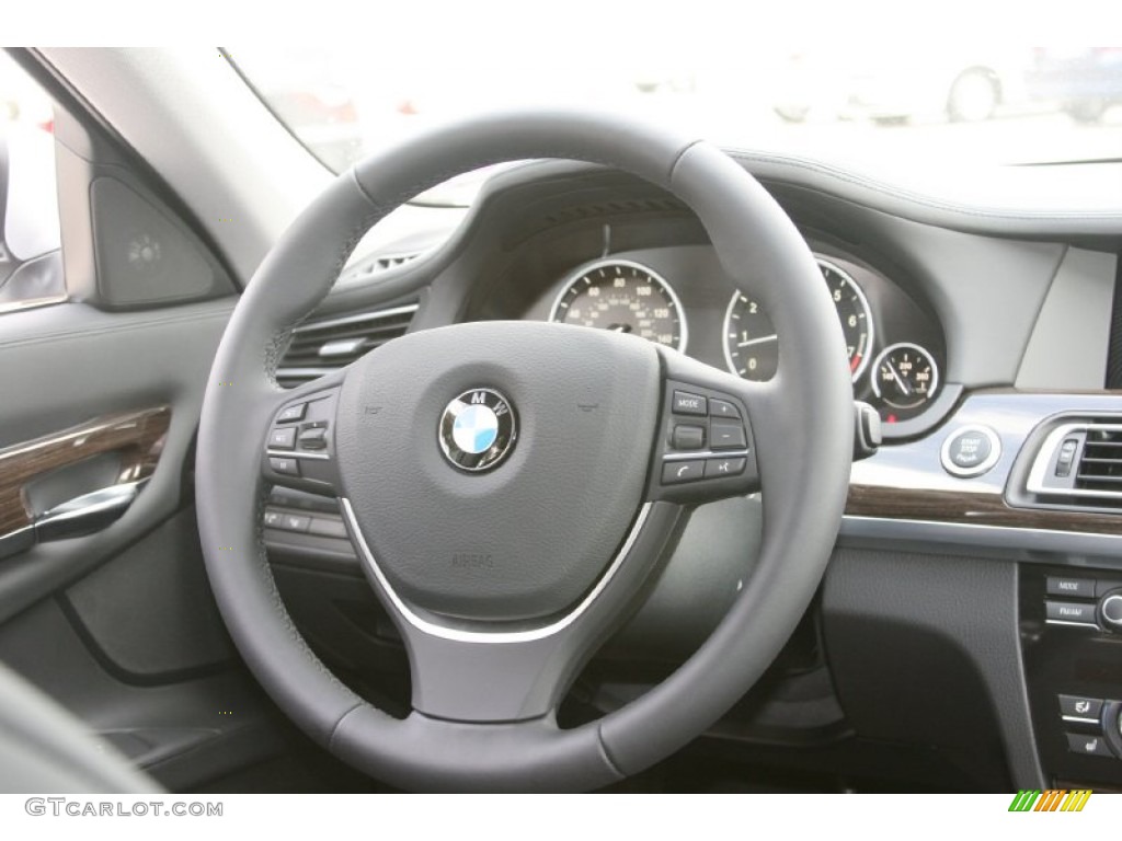 2012 7 Series 750i Sedan - Titanium Silver Metallic / Black photo #29