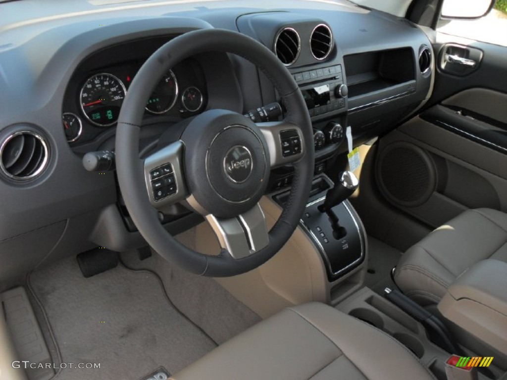 Dark Slate Gray/Light Pebble Beige Interior 2011 Jeep Compass 2.4 Limited Photo #52294250