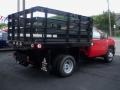 2011 Victory Red Chevrolet Silverado 3500HD Regular Cab 4x4 Chassis Stake Truck  photo #5