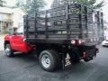 2011 Victory Red Chevrolet Silverado 3500HD Regular Cab 4x4 Chassis Stake Truck  photo #7