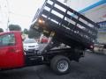2011 Victory Red Chevrolet Silverado 3500HD Regular Cab 4x4 Chassis Stake Truck  photo #9
