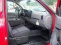 Dark Titanium 2011 Chevrolet Silverado 3500HD Regular Cab 4x4 Chassis Stake Truck Interior Color