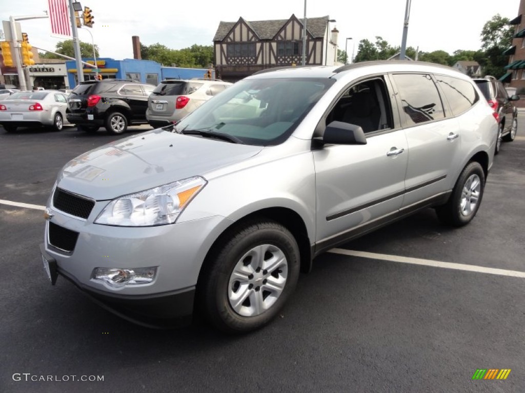 Silver Ice Metallic 2011 Chevrolet Traverse LS AWD Exterior Photo #52294880